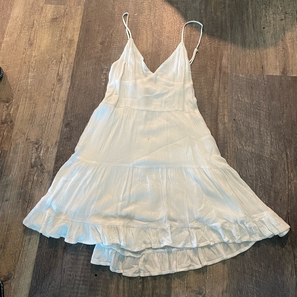 Garage White Spaghetti Strap Dress